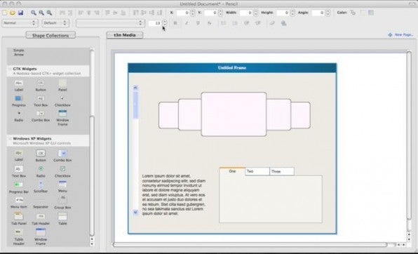 Pencil läuft zwar im Browser, wirkt aber wie eine eigenständige Anwendung.