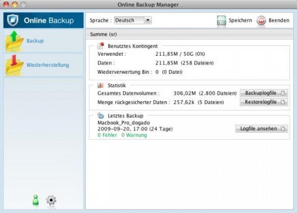 Die meisten Anbieter von Online-Backup-Lösungen bieten ihren Kunden eine Java-Applikation als Client-Software, um die Nutzung unter allen gängigen Betriebssystemen gewährleisten zu können.