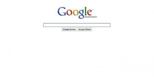 Das Paradebeispiel für den anhaltenden Trend der Reduzierung auf das Wesentliche ist die Startseite von Google.