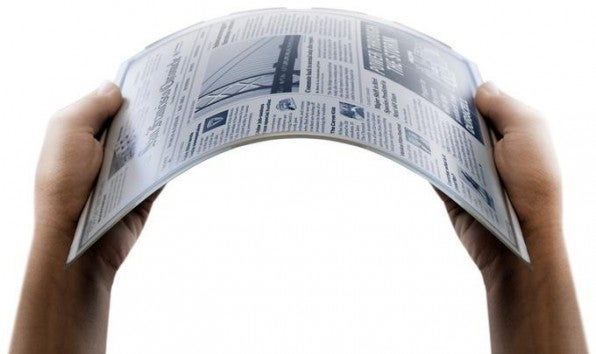 Besonders große, dünne und flexible E-Reader wie hier der Skiff Reader machten auf der Consumer Electronics Show von sich reden.