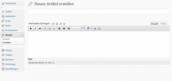 Mit Custom Post Types können Blogger eigene Inhaltstypen anlegen – so kann man sogar einen kleinen Onlineshop erstellen.