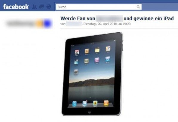Beliebt, aber fast immer unerlaubt – Gewinnspielaktionen auf Facebook.