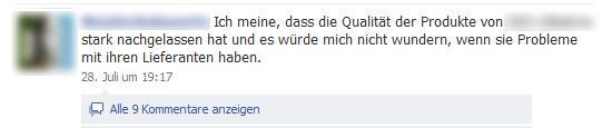 Aussagen sollte man als persönliche Meinung formulieren.