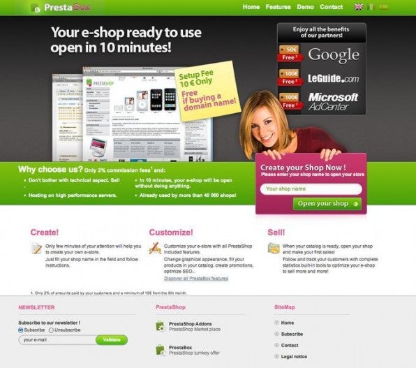 Mit „PrestaBox“ bietet PrestaShop eine SaaS-Lösung samt Hosting an.
