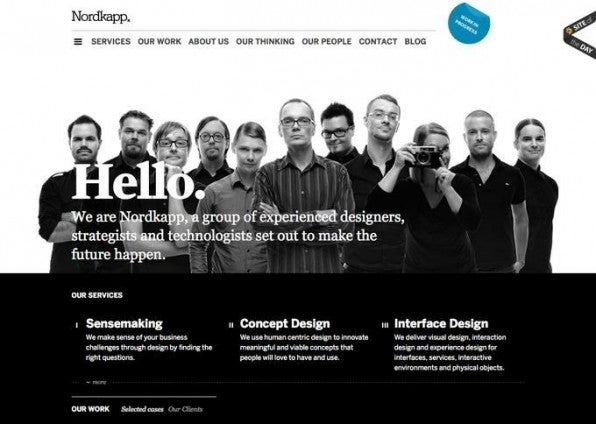 Websites, die eigenes Bildmaterial verwenden erzeugen eine eine persönlichere Bindung.