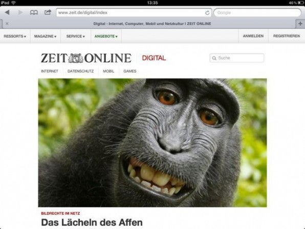 Die Webseite von ZEIT ONLINE in ihrer für Tablets optimierten Version läuft auf dem iPad genauso, wie auch auf Tablets mit Android Honeycomb. Sie ist nicht in eine eigene Website ausgelagert, sondern direkt unter www.zeit.de erreichbar.