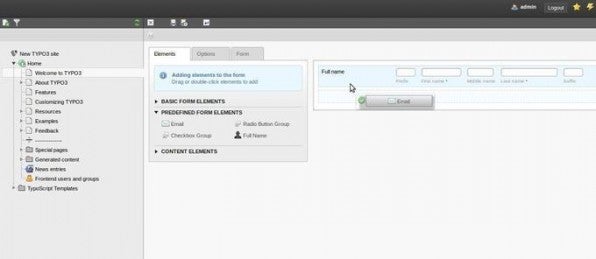 Der neue Form-Wizard erlaubt das Hinzufügen von Regeln zur Validierung einzelner Eingabefelder per Drag & Drop.