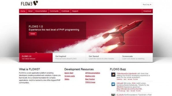 FLOW3 ist zwar verhältnismäßig jung, kann aber dank des TYPO3-Projekts im Hintergrund auf eine starke und große Community verweisen. FLOW3 ist zwar verhältnismäßig jung, kann aber dank des TYPO3-Projekts im Hintergrund auf eine starke und große Community verweisen.