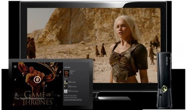 Xbox Smartglass: Das Tablet als Second Screen in den Wohnzimmern bietet beispielsweise Zusatzinfos zu dem Haupt-Content auf dem Fernsehgerät. Xbox Smartglass: Das Tablet als Second Screen in den Wohnzimmern bietet beispielsweise Zusatzinfos zu dem Haupt-Content auf dem Fernsehgerät.