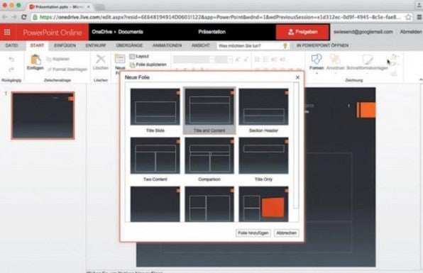 Die Online-Versionen der Office-Suite sind zum Beispiel für Mac-Nutzer hilfreich, die Excel- oder Power-Point-Dateien öffnen wollen. Die Online-Versionen der Office-Suite sind zum Beispiel für Mac-Nutzer hilfreich, die Excel- oder Power-Point-Dateien öffnen wollen.