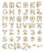 Nun, da sich per WebFonts so gut wie jede Schrift in Websites einbetten lässt, entwickelt sich der Trend hin zu den sogenannten Non Traditional Fonts. Das sind im Grunde alle Schriften, die es bislang noch nicht gab, wie etwa dieser Eggs Font des estnischen Design-Studios HandMadeFont. Nun, da sich per WebFonts so gut wie jede Schrift in Websites einbetten lässt, entwickelt sich der Trend hin zu den sogenannten Non Traditional Fonts. Das sind im Grunde alle Schriften, die es bislang noch nicht gab, wie etwa dieser Eggs Font des estnischen Design-Studios HandMadeFont.