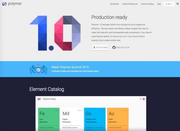 Mit Polymer können Frontend-Entwickler die Web Components einfacher einsetzen und sich viel redundanten Code sparen. Die Polymer-Website selbst ist ebenfalls mit Polymer umgesetzt. Mit Polymer können Frontend-Entwickler die Web Components einfacher einsetzen und sich viel redundanten Code sparen. Die Polymer-Website selbst ist ebenfalls mit Polymer umgesetzt.