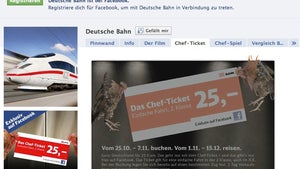 Social Media: Heftige Kritik an Facebook-Aktion „Chefticket” der Deutschen Bahn Social Media: Heftige Kritik an Facebook-Aktion „Chefticket” der Deutschen Bahn