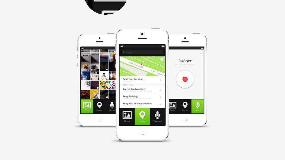 Ein 23-jähriger Screendesigner aus Frankfurt am Main zeigt, wie Whatsapp in hübsch aussehen könnte. (Bild: Julian Kraske)