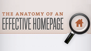 Infografik: Die Anatomie einer effektiven Homepage