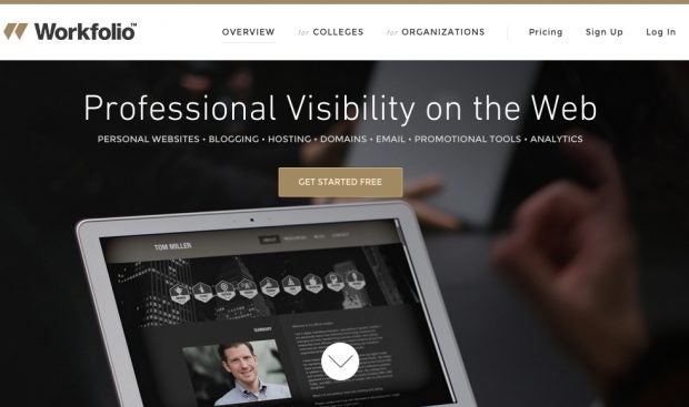 Workfolio bietet ein umfrangreiches Angebot für die Online-Bewerbung: Webseite, Analystics-Bereich und Promotion-Tools.
