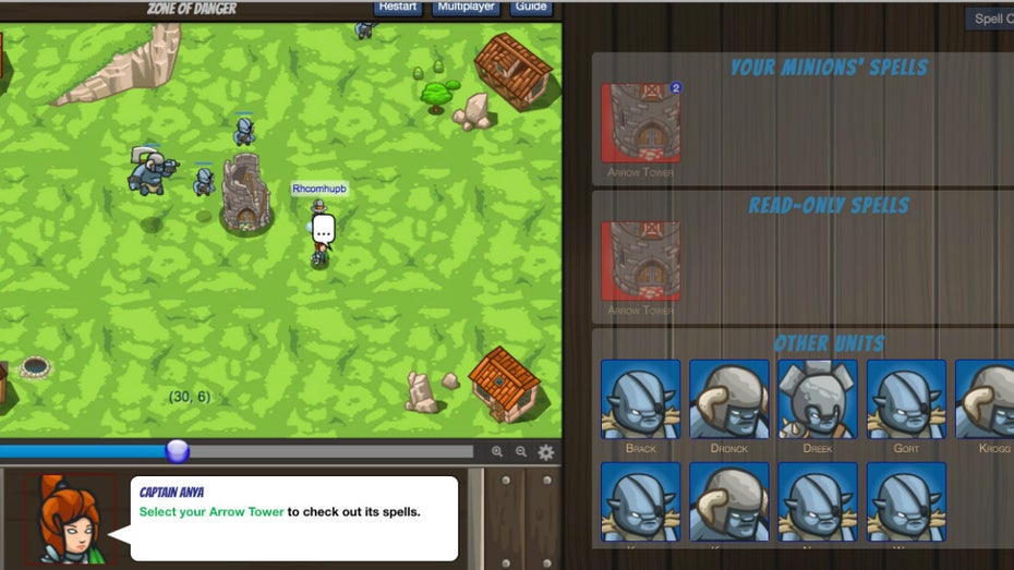 (Screenshot: Codecombat.org)