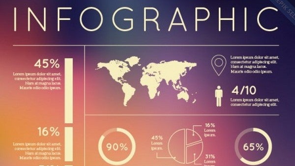 15 kostenlose Templates und Vektor-Kits für deine Infografik