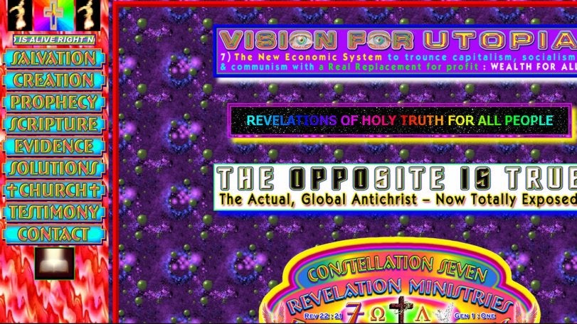 (Screenshot: constellation7.org)