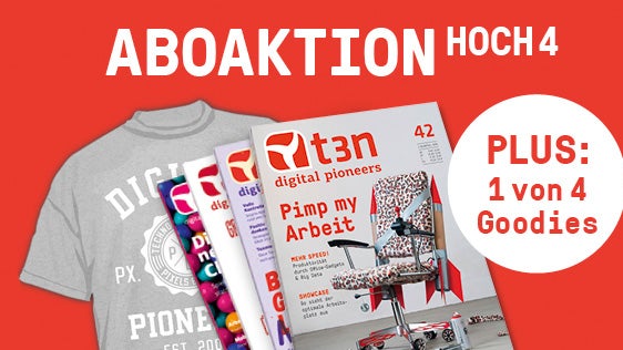 t3n-Abo inklusive dem Goodie deiner Wahl [t3n-Aktion]