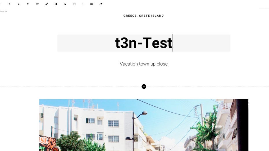 Mit Tilda erstellt ihr schnell fertige Webseiten. (Screenshot: tilda.cc)