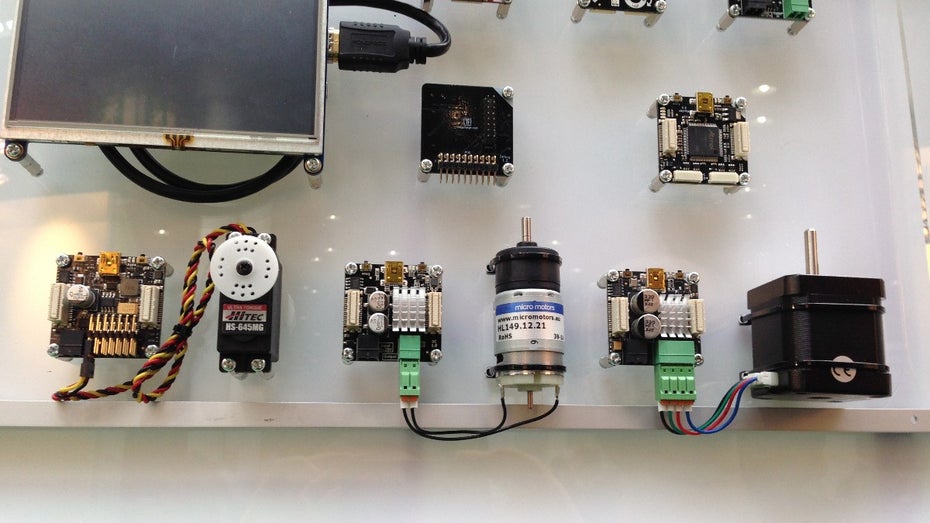 In der unteren Reihe finden sich verschiedene  Motoren-Typen. (Foto: t3n)