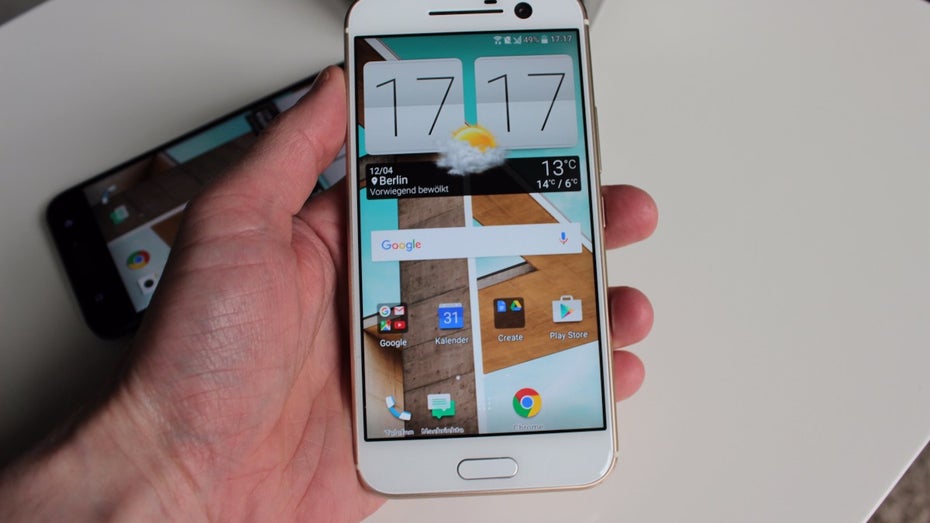 Das HTC 10 in Gold (Foto. t3n)