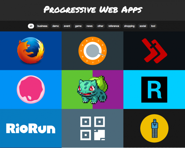 Progressive Web Apps: Zusammenstellung unter PWA Rocks