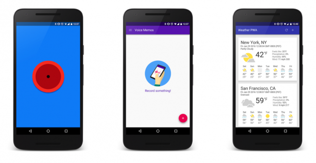 Progressive Web Apps: Plakative Beispiele auf Google Developers