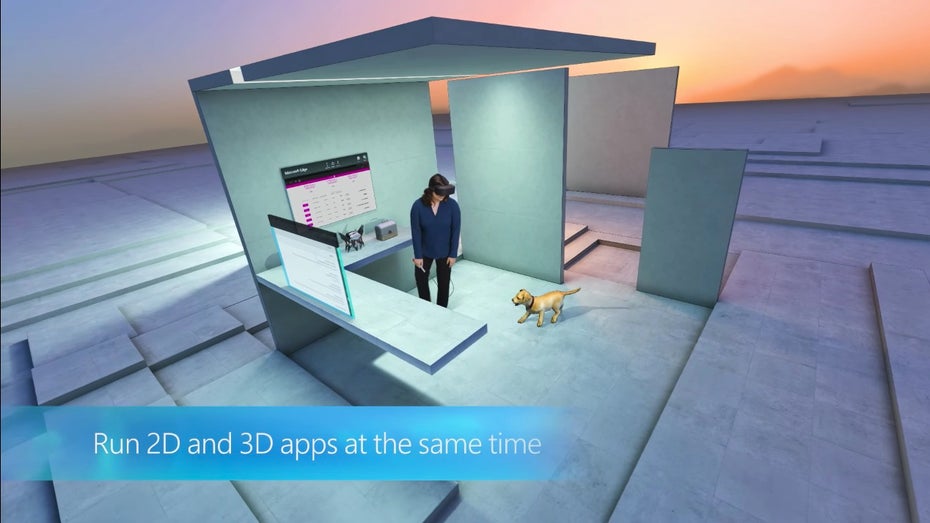 Windows Holographic. (Bild: Microsoft)