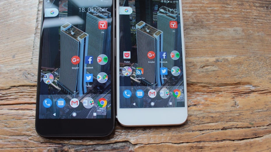 Google Pixel und Pixel XL. (Foto: t3n)