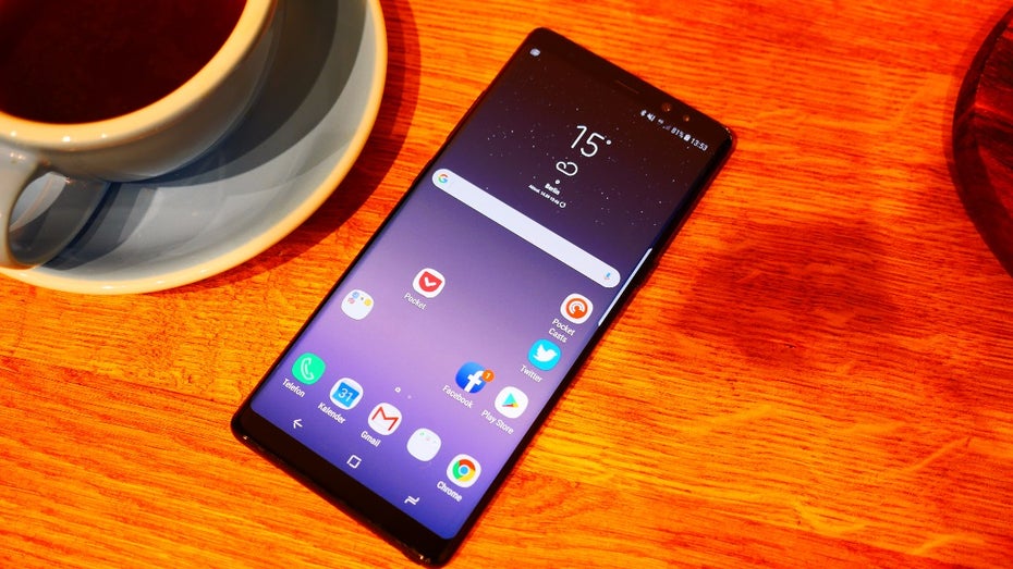 Samsung Galaxy Note 8 im Test. (Foto: t3n)