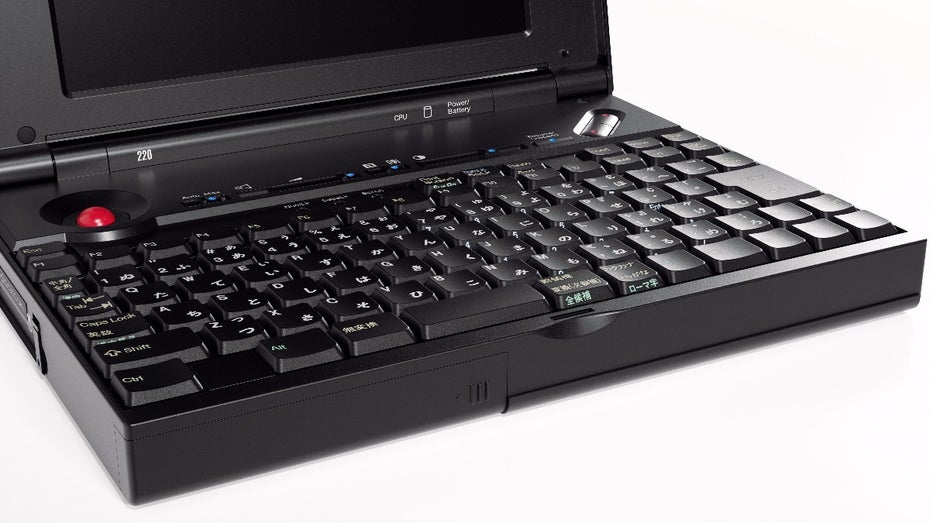 Das Thinkpad 220 von 1993. (Foto: Lenovo)