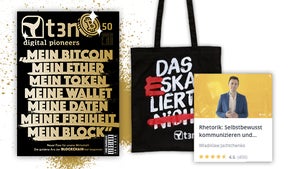 t3n-Abo inklusive Udemy-Kurs „Rhetorik: Selbstbewusst kommunizieren und überzeugen!”