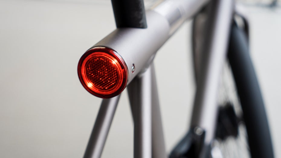 Eine Laserkanone auf zwei Rädern: Das Vanmoof Electrified S im Test
