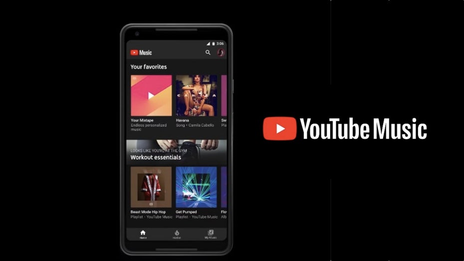 Youtube Music ist künftig erste Wahl unter Android und verdrängt Google Play Music. (Bild: Youtube) Android 10: Youtube Music ersetzt Google Play Music