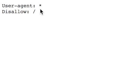 Google Rankings verhindern robotstxt