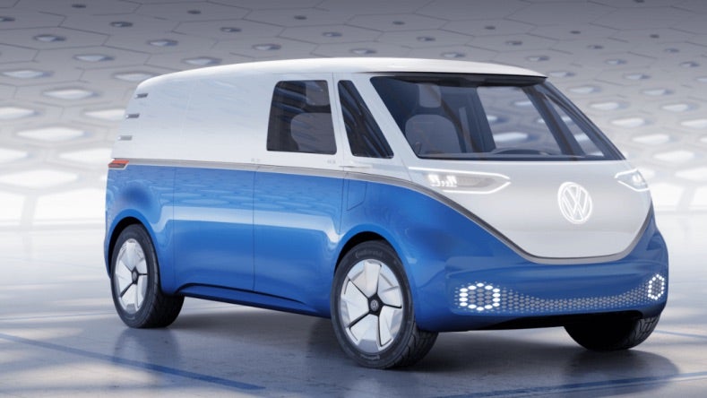 E-Bulli-Studie I.D. Buzz Cargo. (Foto: VW)