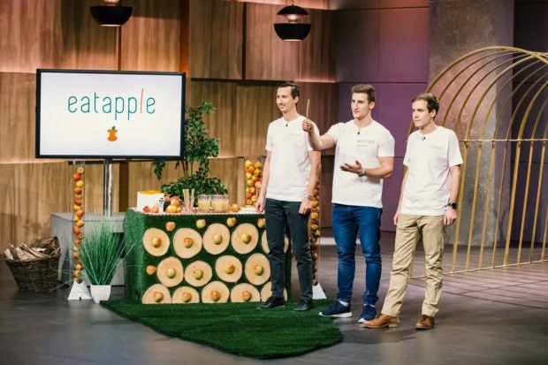 Eatapple bei DHDL: (Foto: MG RTL D / Bernd Michael Maurer)