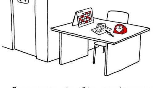 7 Sitzplätze im Büro und was sie über dich aussagen. (Grafik: Chaz Hutton / Instagram)