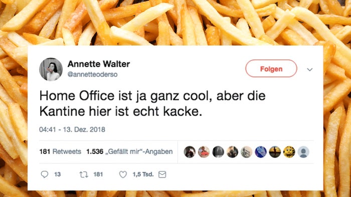 9 lustige Tweets aus dem Homeoffice. (Screenshot: Twitter)
