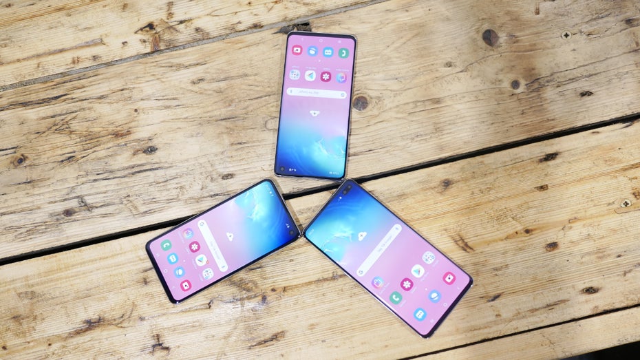 Familienfoto: Samsung Galaxy S10, S10 Plus und S10e. (Foto: t3n)