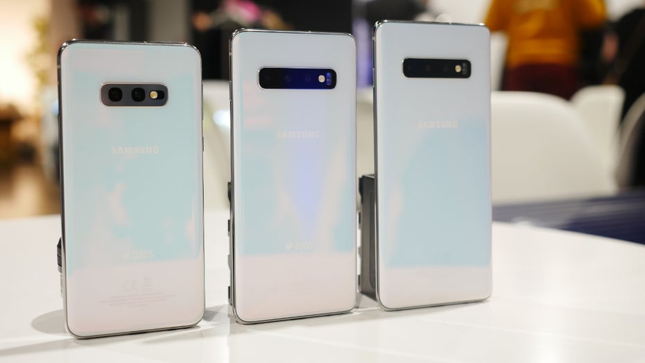 Familienfoto: Samsung Galaxy S10, S10 Plus und S10e. (Foto: t3n)