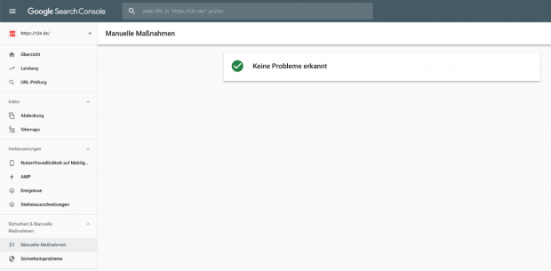 Manuelle Maßnahmen in der Google Search Console