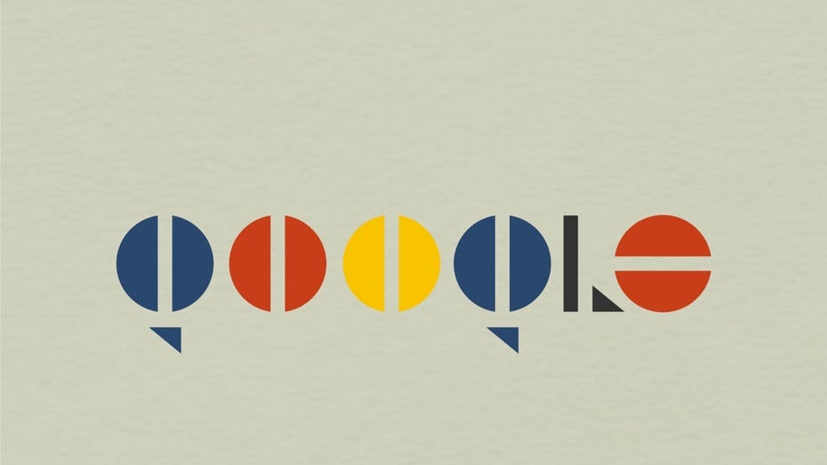 Logos im Bauhaus-Stil: Designstudie für Apple, Netflix und andere