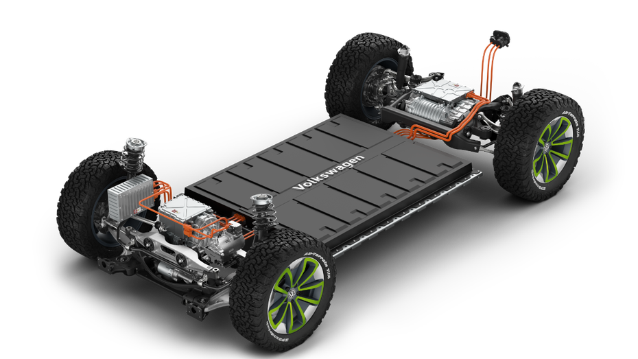 Der VW ID Buggy basiert auf dem MEB. (Bild: VW)
