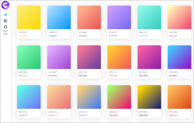 Einige CSS3-Verläufe zum mitnehmen von Coolhue 2.0.