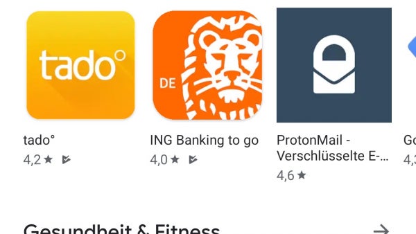 Der neue Google-Play-Store. (Bild: t3n)