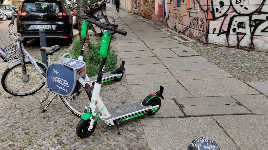 E-Scooter und E-Bikes: Lime, Bird und Uber stellen ihre Angebote vorübergehend ein E-Scooter und E-Bikes: Lime, Bird und Uber stellen ihre Angebote vorübergehend ein