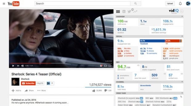 Youtube-SEO-Tools: VidIQ
